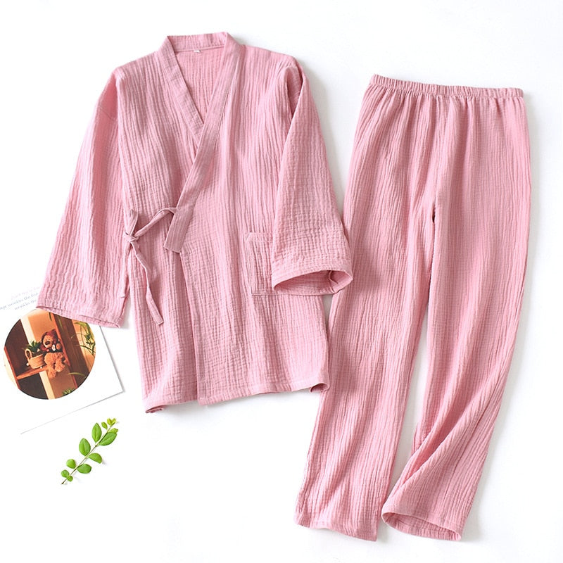 100% Cotton Kimono Pajama