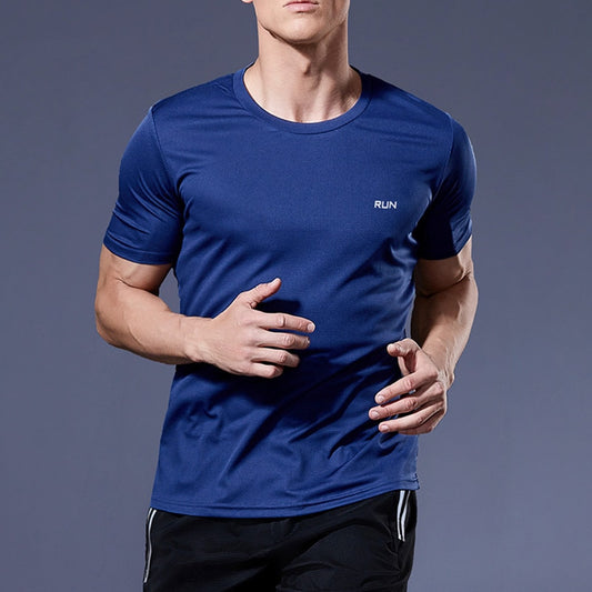 High Quality Polyester Quick Dry Crew Neck Tee