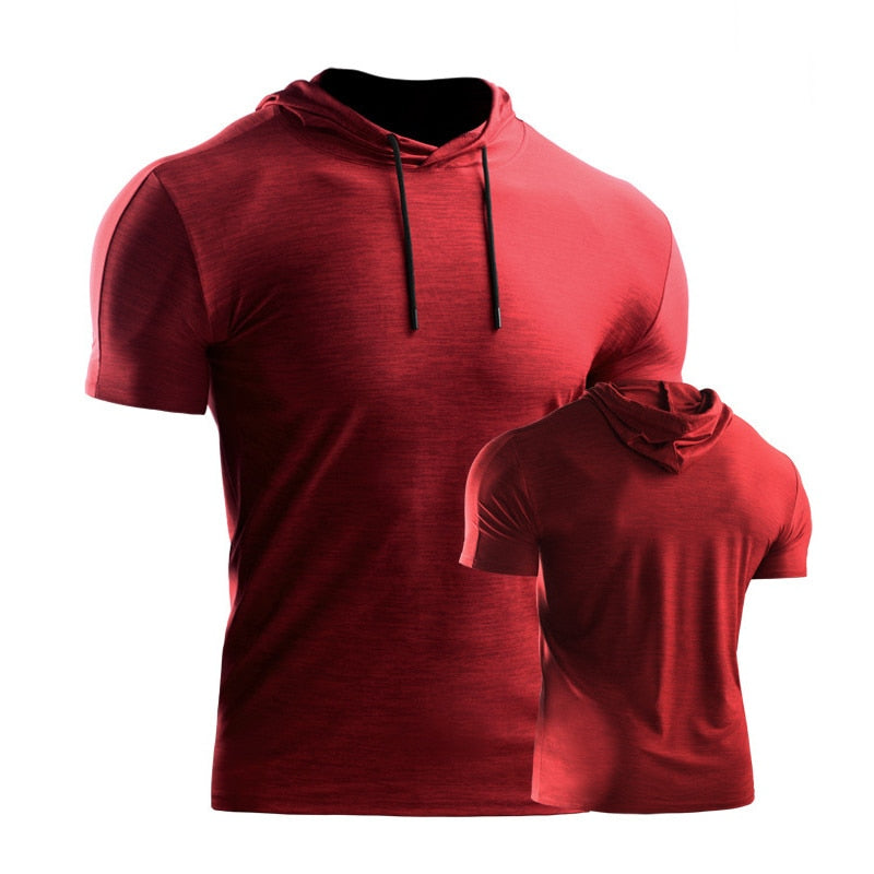 Quick Dry Fitness Hoodie Long Sleeve Shirt