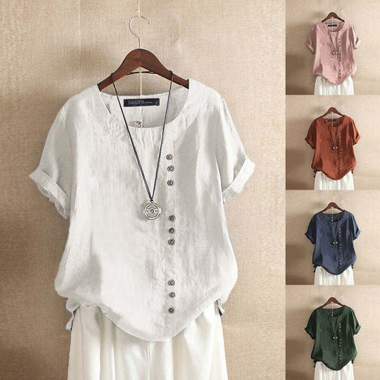Lightweight Cotton Blouse Casual