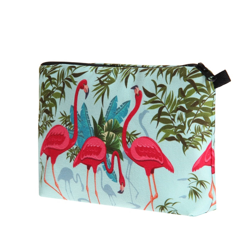 Flamingo Cosmetic Bag