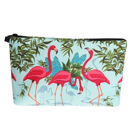 Flamingo Cosmetic Bag