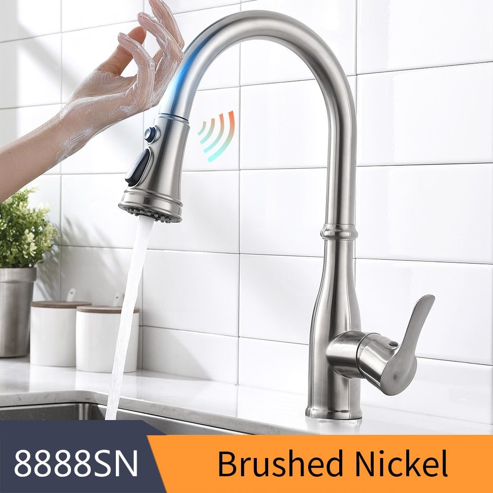 Pull-Out Sensor Kitchen Faucet