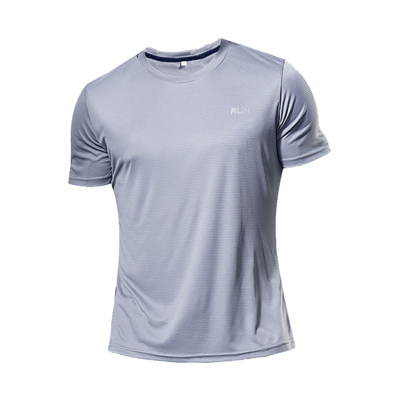 High Quality Polyester Quick Dry Crew Neck Tee