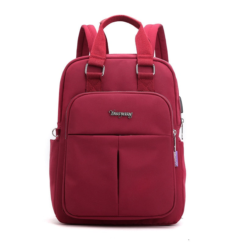 Laptop Travel Backpack w/ USB Charging